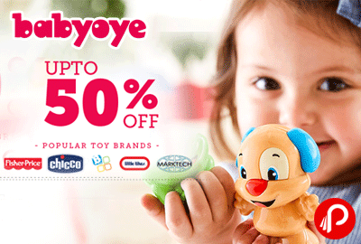 Get UPTO 50% off on Popular Toy Brands - Babyoye