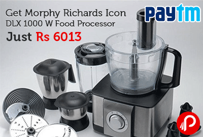 Morphy Richards Icon DLX 1000 W Food Processor