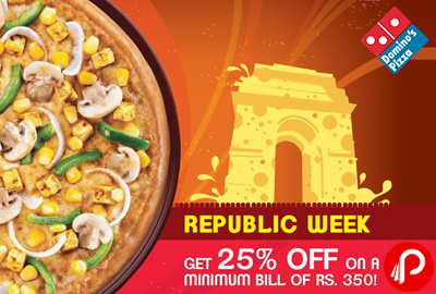 Pizza Festival Enjoy 25% off on Pizza and Breads - Domino’s Pizza