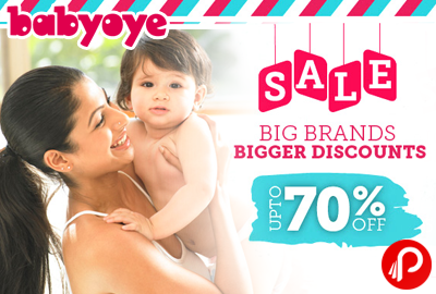 Get UPTO 70% off on Big Brands Sale Big Discounts - Babyoye