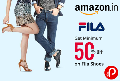 Get Minimum 50% off on Fila Shoes - Amazon