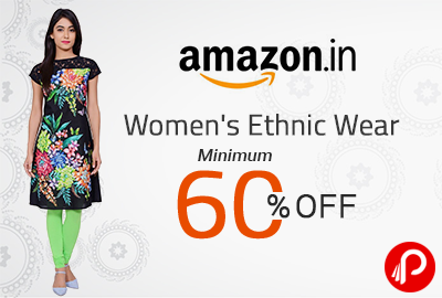 Women’s Ethnic Wear Minimum 60% off | Deal of the Day – Amazon