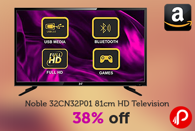 Noble 32CN32P01 81cm HD Television 38% off | Deal of the Day - Amazon