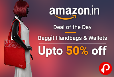 Baggit Handbags & Wallets Upto 50% off | Deal of the Day - Amazon