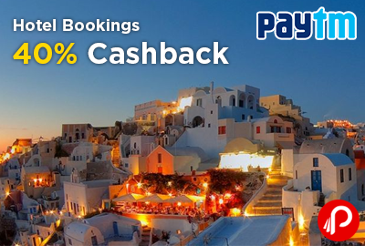 40% Cashback on Hotel Bookings