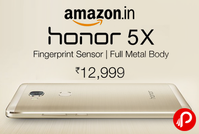 Honor 5X Huawei 16GB Just Rs. 12999 - Amazon