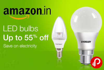 LED Bulbs Upto 55% off - Amazon