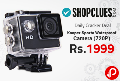 Kasper Sports Waterproof Camera (720P) at Rs.1999 | Daily Cracker Deal - Shopclues