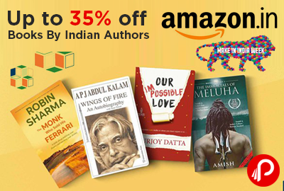 Indian Writing 35% Off Literature & Fiction | Make In India Week - Amazon