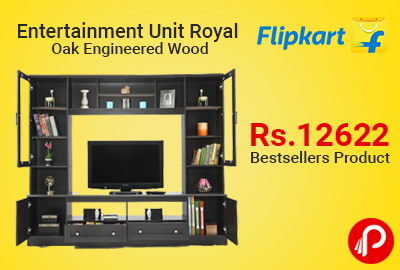 Entertainment Unit Royal Oak Engineered Wood @ Rs.12622 | Bestsellers Product - Flipkart
