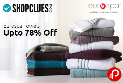 Eurospa Towels UPTO 78% off Starting Rs.145