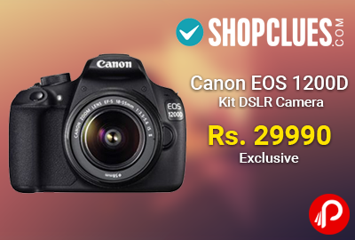 Canon EOS 1200D Kit DSLR Camera @ Rs. 29990 | Exclusive - Shopclues