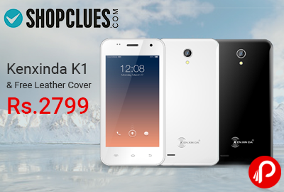 Kenxinda K1 & Free Leather Cover @ Rs. 2799 | Exclusive - Shopclues