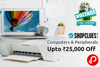 High Voltage Sale | Computers & Peripherals Upto 50% off - Shopclues