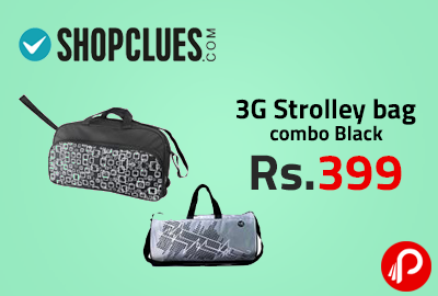 3G Strolley bag combo Black