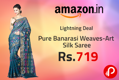 Pure Banarasi Weaves-Art Silk Saree