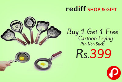 Buy 1 Get 1 Free Cartoon Frying Pan Non Stick at Rs.399 - Rediff