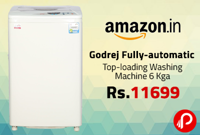 Godrej Fully-automatic Top-loading Washing Machine 6 Kg at Rs.11699 - Amazon