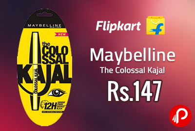 Maybelline The Colossal Kajal at Rs.147 - Flipkart