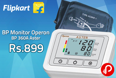 BP Monitor Operon BP 360A Aster at Rs.899 - Flipkart