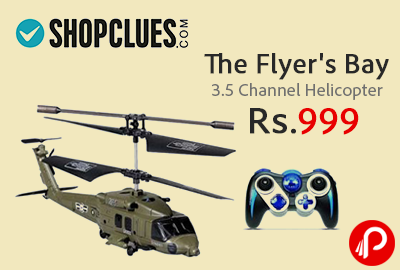 The Flyer's Bay 3.5 Channel Helicopter at Rs.999 - Shopclues