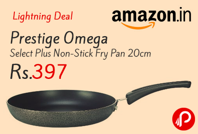 Prestige Omega Select Plus Non-Stick Fry Pan 20cm at Rs.397 - Amazon