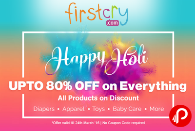 Get Upto 80% off on Everything - Firstcry