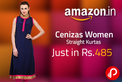 Cenizas Women Straight Kurtas Just in Rs.485 - Amazon