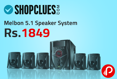 Melbon 5.1 Speaker System at Rs.1849 - Shopclues