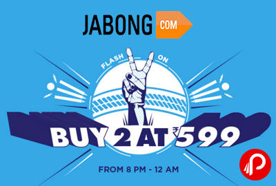 Buy 2 @ Rs. 599 (From 8 PM - 12 AM) | Flash Sale - Jabong