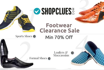 Footwear Clearance Sale Upto 70% off - Shopclues