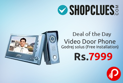 Video Door Phone Godrej Solus (Free Installation) at Rs.7999 - Shopclues