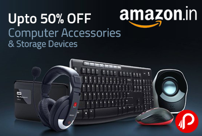 Computer Accessories & Storage Devices Upto 50% off - Amazon