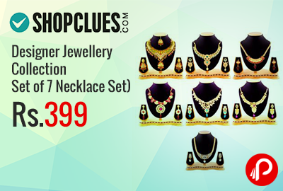 Designer Jewellery Collection (Set of 7 Necklace Set) at Rs.399 - Shopclues