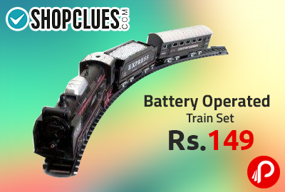 Battery Operated Train Set at Rs.149 - Shopclues