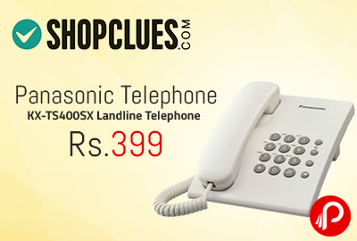 Panasonic Telephone KX-TS400SX Landline Telephone at Rs.399 - Shopclues