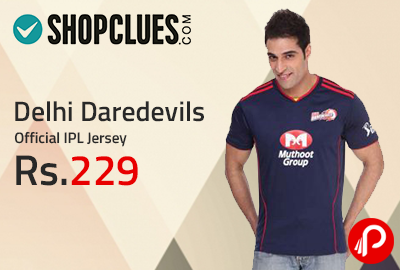 Delhi Daredevils Official IPL Jersey at Rs.229 - Shopclues