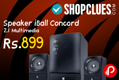 Speaker iBall Concord 2.1 Multimedia at Rs.899 - Shopclues
