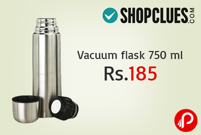 Vacuum flask 750 ml at Rs.185 - Shopclues