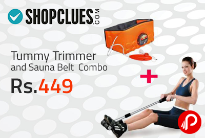 Tummy Trimmer and Sauna Belt Combo at Rs.449 - Shopclues