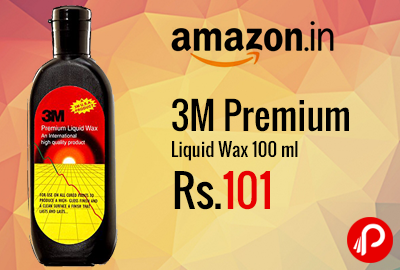 3M Premium Liquid Wax 100 ml at Rs.101 - Amazon