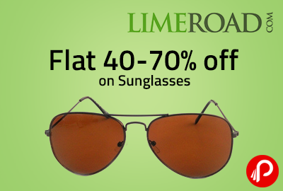 Flat 40-70% off on Sunglasses - Limeroad
