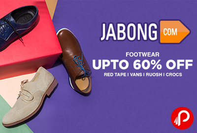 Footwear Upto 60% off - Jabong
