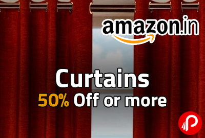 Curtains 50% off or more - Amazon