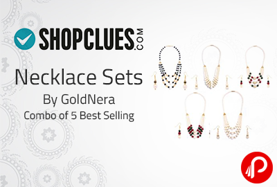 Necklace Sets by GoldNera Combo of 5 Best Selling - Shopclues