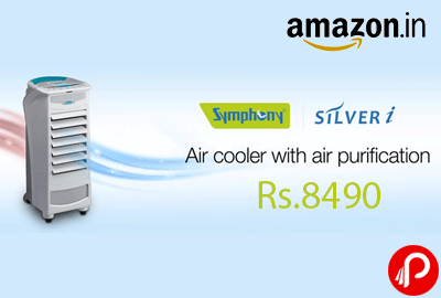 Air Cooler Symphony Silver-i PURE 9 litre remote control Just Rs.8490 - Amazon