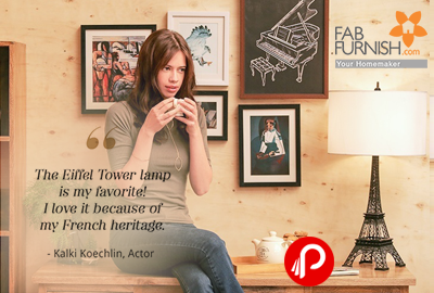 Tribute To Paris Table Lamp at Rs.6300 | Kalki Favorite Look - Fabfurnish