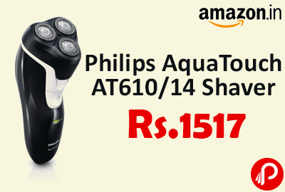 Philips AquaTouch AT610/14 Shaver Just Rs.1517 | Flat 44% off - Amazon