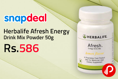 Herbalife Afresh Energy Drink Mix Powder 50g at Rs.586 - Snapdeal
