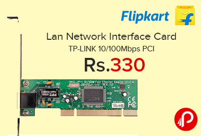 Lan Network Interface Card TP-LINK 10/100Mbps PCI Just at Rs.330 - Flipkart